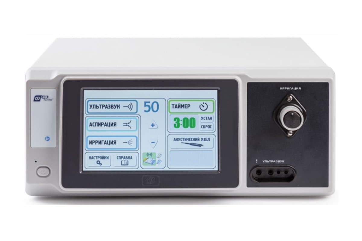 Блок управления ACTITON-A (с режимом аспирации жидкости) для аппарата ультразвукового хирургического кавитационного "ФОТЕК"